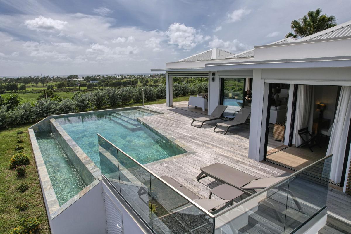2.Location villa piscine Saint François Guadeloupe_vue d'ensemble
